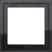 Gira - Abdeckrahmen Montageadapter 1fach 131105 sw