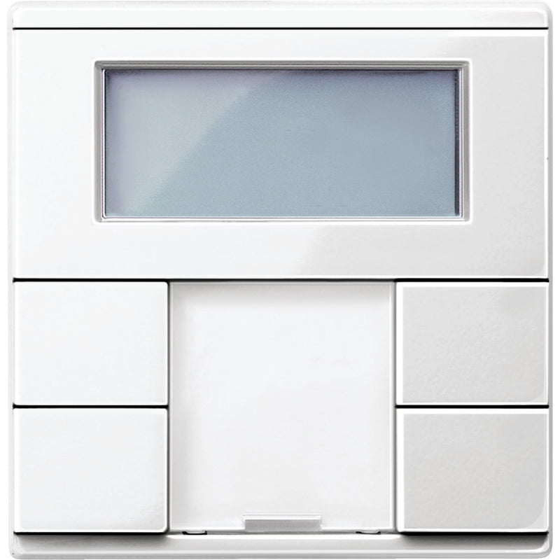 Schneider Electric - Bussystem-Mehrfach Bediengerät Taster 2fach plus MTN6212-0319 Raumtemp.-Regler