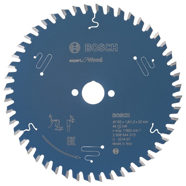 Bosch - Kreissägeblatt Expert for 2608644015 Wood H 160 x 20, Z48