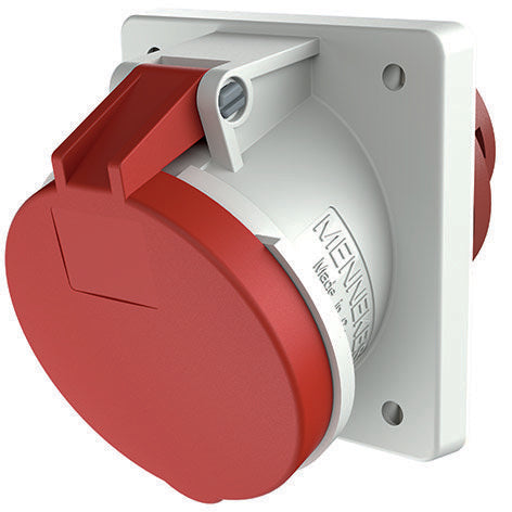 Mennekes - CEE-Anbausteckdose (IEC 60309) Anbaudose TA 1155A 63A,5p,6h,400V,IP44