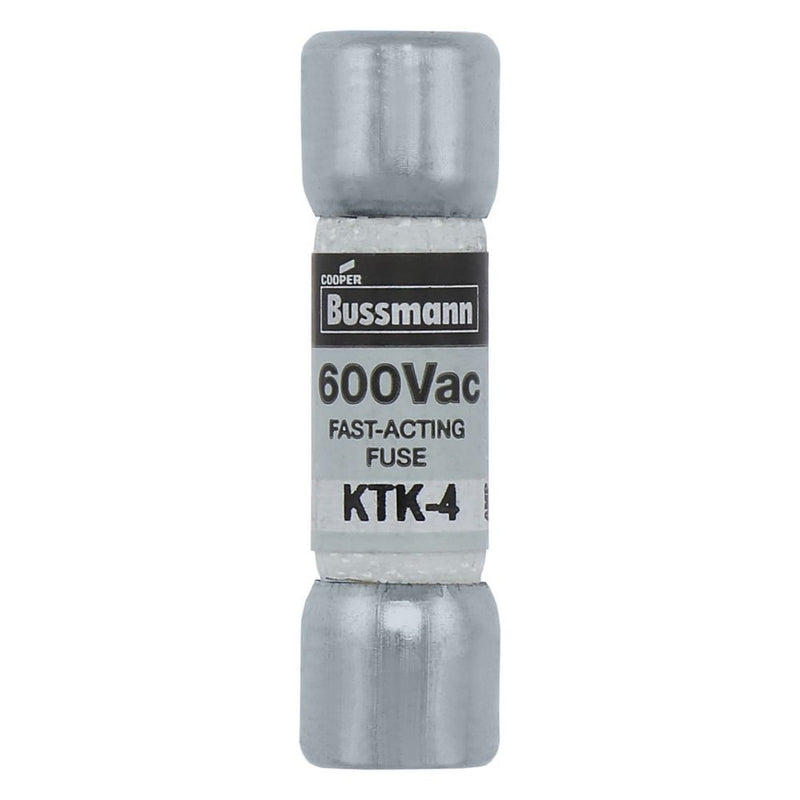 Eaton - HRC-Sicherung Sicherungseinsatz KTK-4 4 A, AC 600 V − 10 Stück