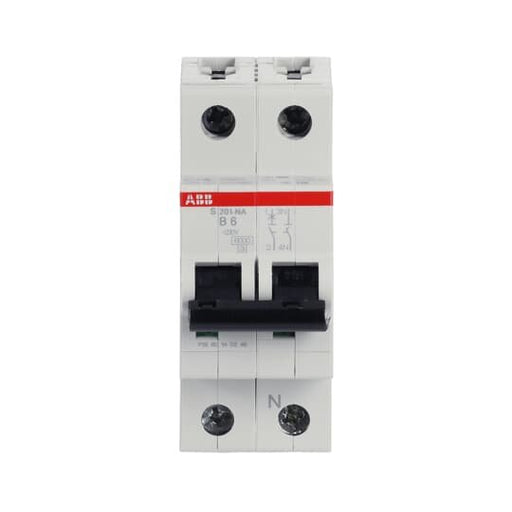 ABB Stotz S&J - Leitungsschutzschalter Sicherungsautomat S201-B6NA 6kA 6A B 1p+N (2p)