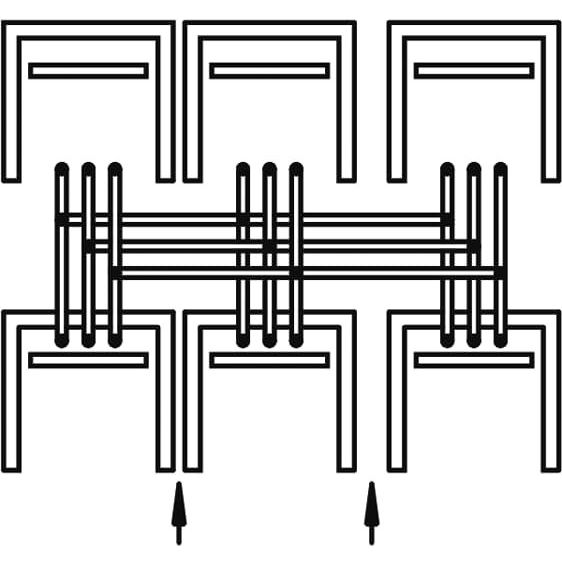 Striebel&amp;John - Sammelschienensystem für Verteiler Sammelschienensystem ZH318 − 1 Stück
