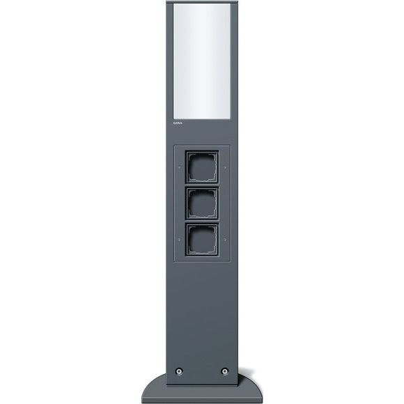 Gira - Licht-/Energiesäule Energiesäule anth 134928 unbestückt