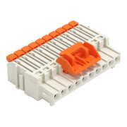 WAGO - Kabelsteckverbinder für Leiterplattensteckverbinder 1-Leiter-Federleiste,Hebel 27341110328000335000 PushinCAGECLAMP,lgr − 50 Stück