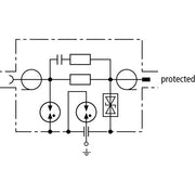 DEHN - Überspannungsableiter für Informations-/MSR-Technik ÜS-Ableiter Steckadapter UGKF BNC BNC