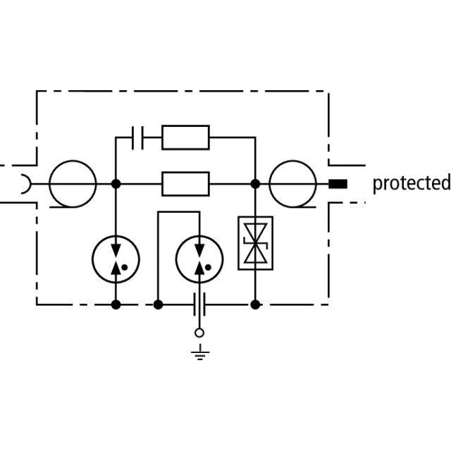 DEHN - Überspannungsableiter für Informations-/MSR-Technik ÜS-Ableiter Steckadapter UGKF BNC BNC