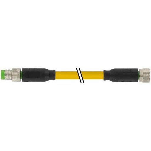 Murrelektronik - Konfektioniertes Sensor-Aktor-Kabel Leitung M8STger-M8 BUger 7000-88001-0100200 PVC-OB 3x0,25 gelb