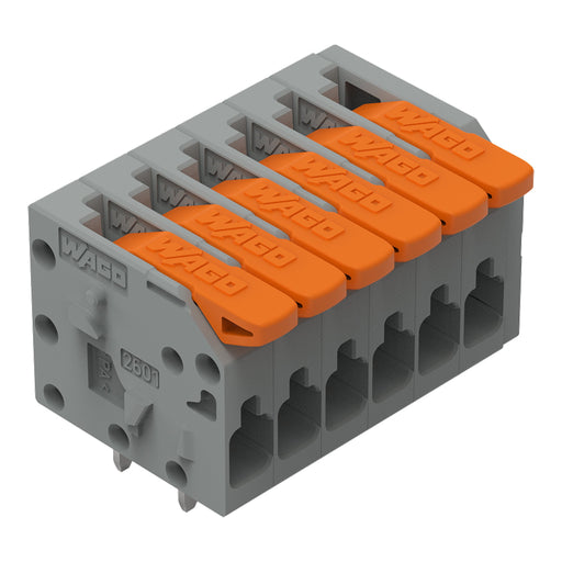 WAGO - Leiterplattenklemme 2601-1106 1,5mm²,gr − 80 Stück
