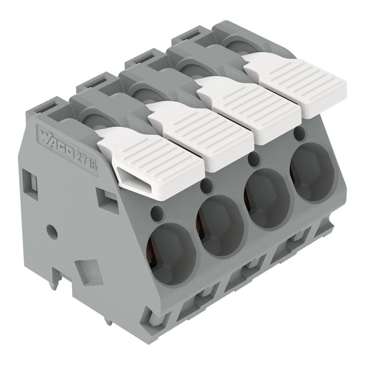 WAGO - Leiterplattenklemme Hebel 2716-102 16mm²,grau − 65 Stück