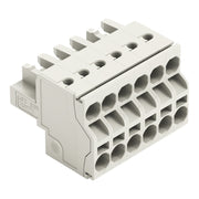 WAGO - Kabelsteckverbinder für Leiterplattensteckverbinder 2-Leiter-Federleiste 721-2106/026-000 CAGECLAMP,2,5mm²,lgr − 50 Stück
