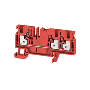 Weidmüller - Durchgangs-Reihenklemme Klemme A3C 4 RD PUSH IN, 4 mm² − 50 Stück