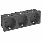OBO Bettermann - Steckdose 0 Grad, 3-fach STD-D0 SWGR3 Schutzkontakt