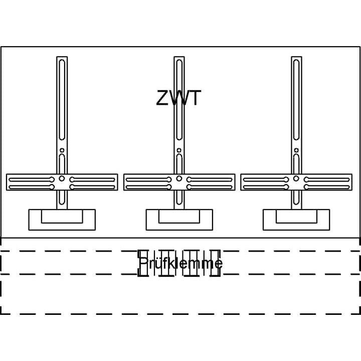 Striebel&John - Zählerfeld Meßplatte KF423 verdr. 3 Kreuze