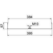 OBO Bettermann - Wand- und Deckenbügel für Kabeltragsystem Mittenabhängung MAH 60 400 FSKSW für Kabelrinne B400m