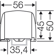 Hensel - Hauptleitungsklemme Hauptleiterabzweigklemme KKL 54 5pol., 4x 1x25qmm