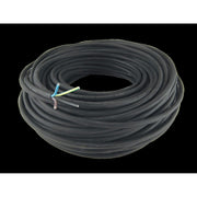 Warema Sonnen - Energiekabel < 1 kV, für feste Verlegung Leitung H05RR-F4G 0,75 614150 schwarz,50m Ring − 5 Stück