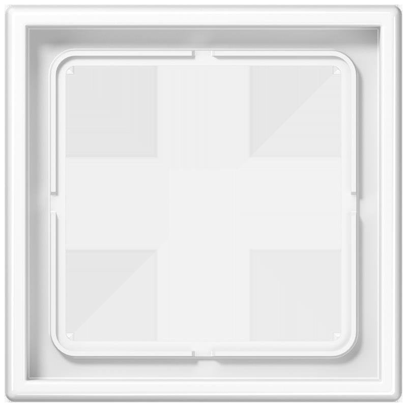 Jung - Abdeckrahmen Rahmen 1fach SPLS 981 WW waage/senkrecht