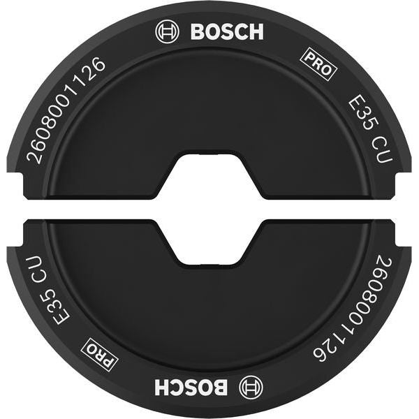 Bosch - Einsatz für Presswerkzeug Kabelschuhe/Verbinder, Aderendhülsen, Schirmanschluss PRO Presseinsatz, E35 CU, 2608001126 35 mm², Kupfere