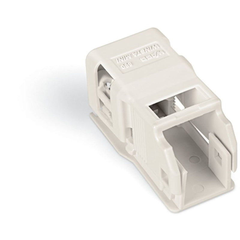 WAGO - Zubehör/Ersatzteile für steckbare Gebäudeinstallation Zugentlastungsgehäuse 890-512/342-000 mit Rastschelle,weiß − 50 Stück