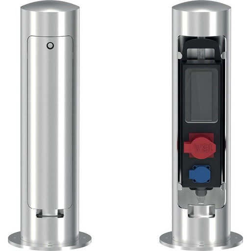 Leipziger Leuchten - Licht-/Energiesäule Elektroversorgungspoller 9.946.0994.301SC16 1xSchutzk. 250V/16A