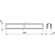 Philips Lighting - Stromschiene 3-Phasen-Stromschiene RBS750 #06540200 RCS750 5C6 L1000 WH