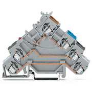 WAGO - Initiator/Aktor-Reihenklemme Initiatoren-LED-Klemme 280-580/281-434 für PNP (plus) − 50 Stück