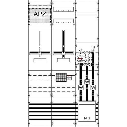 Striebel&John - Zählerfeld Komplettfeld WF39KW15 mit Zählerkreuz