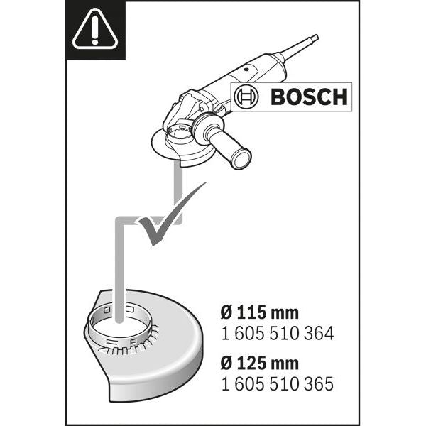 Bosch - Systemzubehör für Schleifen/Polieren (Akku/elektrisch/Druckluft) Absaughaube Full Cover, 1600A003DK Systemzubehör