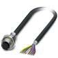 Phoenix Contact - Rundsteckverbinder, feldkonfektionierbar (Industriesteckverbinder) Einbausteckverbinder SACCBP-FS-8 #1419344 8-polig M12