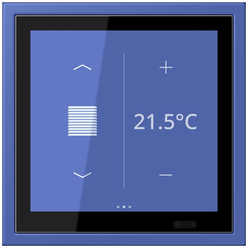 Jung - Bussystem-Mehrfach Bediengerät KNX Raumcontroller LCZ 459 BFD1S 206 bleu outremer 31
