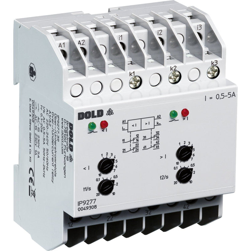 Dold&Söhne - Stromüberwachungsgerät Unter-Überstromrelais IP9277.39 AC/DC24V 1-10A, Tv=0,1-20S