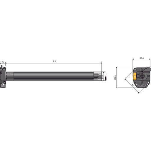 Somfy - Rohrmotor LT 50 Meteor 1242728 20/17 NHK-Komp.SW 60