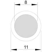 OBO Bettermann - Rundleiter/Draht für Blitzschutz Rundleiter RD 8-PVC mit PVC-Mantel − 100 Meter