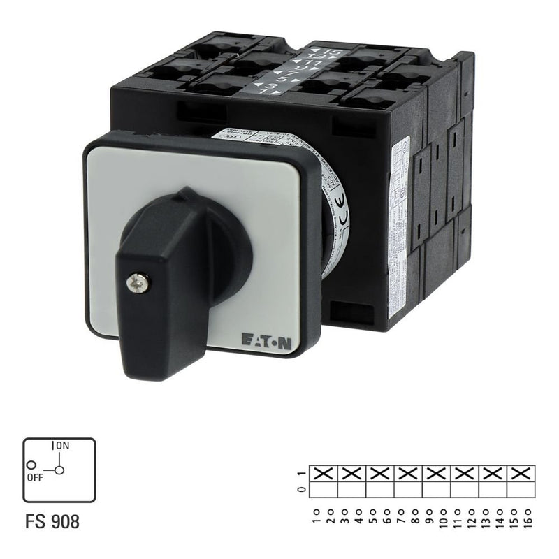 Eaton - Lasttrennschalter EIN-AUS-Schalter T3-4-8344/E T3 32A Einbau