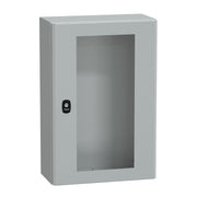 Schneider Electric - Gehäuse/Schaltschrank (leer) Wandschrank RAL 7035 NSYS3D6420T 600x400x200 Sichttür
