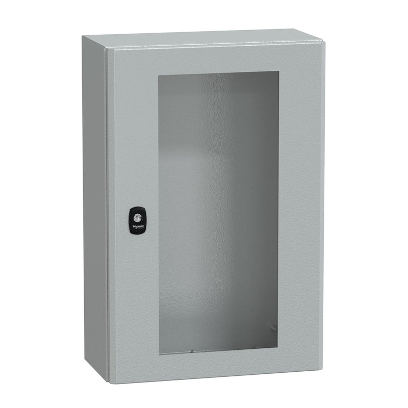 Schneider Electric - Gehäuse/Schaltschrank (leer) Wandschrank RAL 7035 NSYS3D6420T 600x400x200 Sichttür