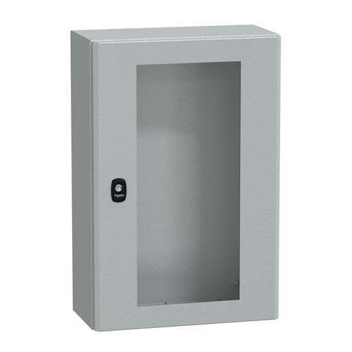 Schneider Electric - Gehäuse/Schaltschrank (leer) Wandschrank RAL 7035 NSYS3D6420T 600x400x200 Sichttür