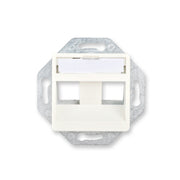 Corning - Kommunikationsanschlussdose Kupfer Rahmenset 50x50mm CAXXSE-S0301-C002 rws, RAL9010