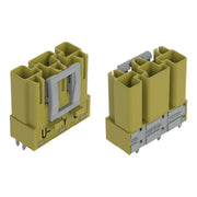 WAGO - Leiterplattensteckverbinder Stecker für Leiterplatten 770-873/071-000 3-polig,hellgrün − 100 Stück