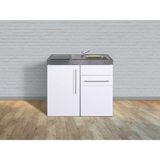 Stengel - Mini-Küche Miniküche Premiumline MPES100SGKFliBreS Edelstahl