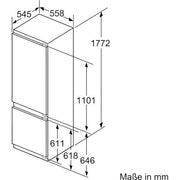 Bosch - Kühl-/Gefrierkombination EB-Kühl/Gefrierkombi-Set KGH87ADD0 KIS87ADD0+KSZ10020