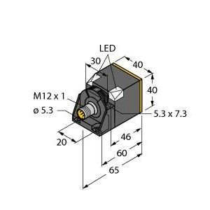 Turck - Induktiver Näherungsschalter Sensor NI35CK40AP6X2H1141 induktiv