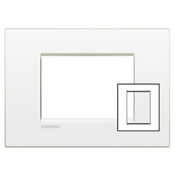 Legrand (BT) - Abdeckrahmen LL-Air Rahmen 3+3Modul LNC4826BN pure white