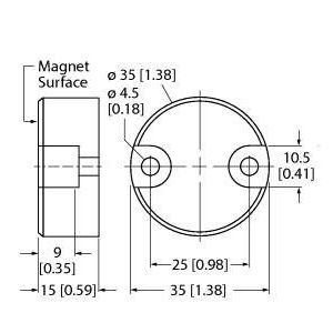 Turck - Einzelpositionsschalter Verriegelungsschalter SI-MAGB3MM − 1 Stück