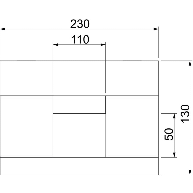 OBO Bettermann - Brandschutzkanal BSK 120511 50x110mm,gr