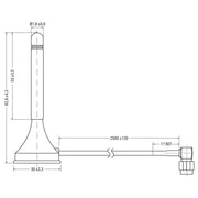 WAGO - Wireless Antenne Magnetfußantenne 758-975 LTE/ Bluetooth/ WLAN