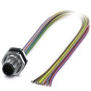 Phoenix Contact - Rundsteckverbinder, feldkonfektionierbar (Industriesteckverbinder) Einbausteckverbinder SACC-DSI-M12#1411596