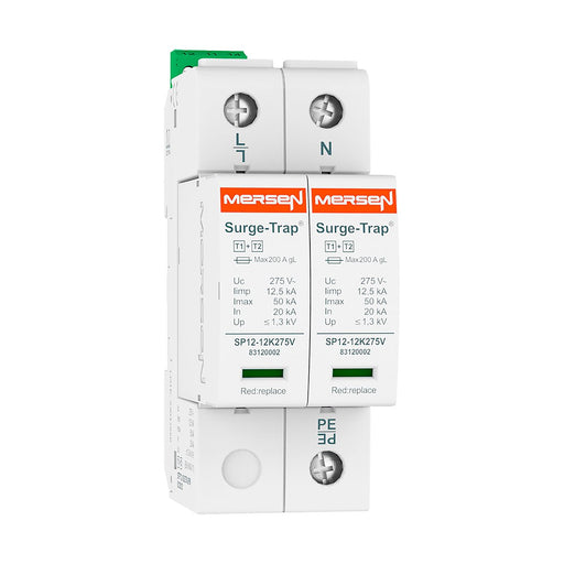 Mersen - Blitzstromableiter für Energietechnik Überspg.-Ableiter Typ 1+2 STPT12-12K275V-2PM 12,5kA Uc275V 2+0TNS
