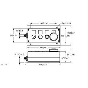 Turck - Feldbus, Dez. Peripherie - Digitales Ein-/Ausgangs-Modul Ford Conveyor Box OPIL-E4-IO2-FE02 Anb.an IOLink-Master